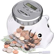 Coin Bank for Saving Money Digital Coin Counter, Piggy Bank for Adults