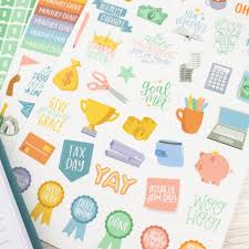bloom daily planners Budget Planner Stickers for Personal Finance